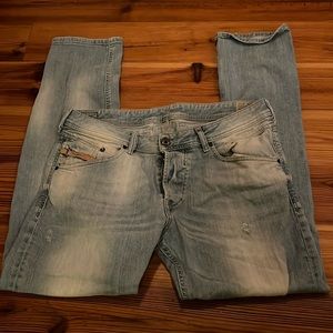 Diesel light wash jeans